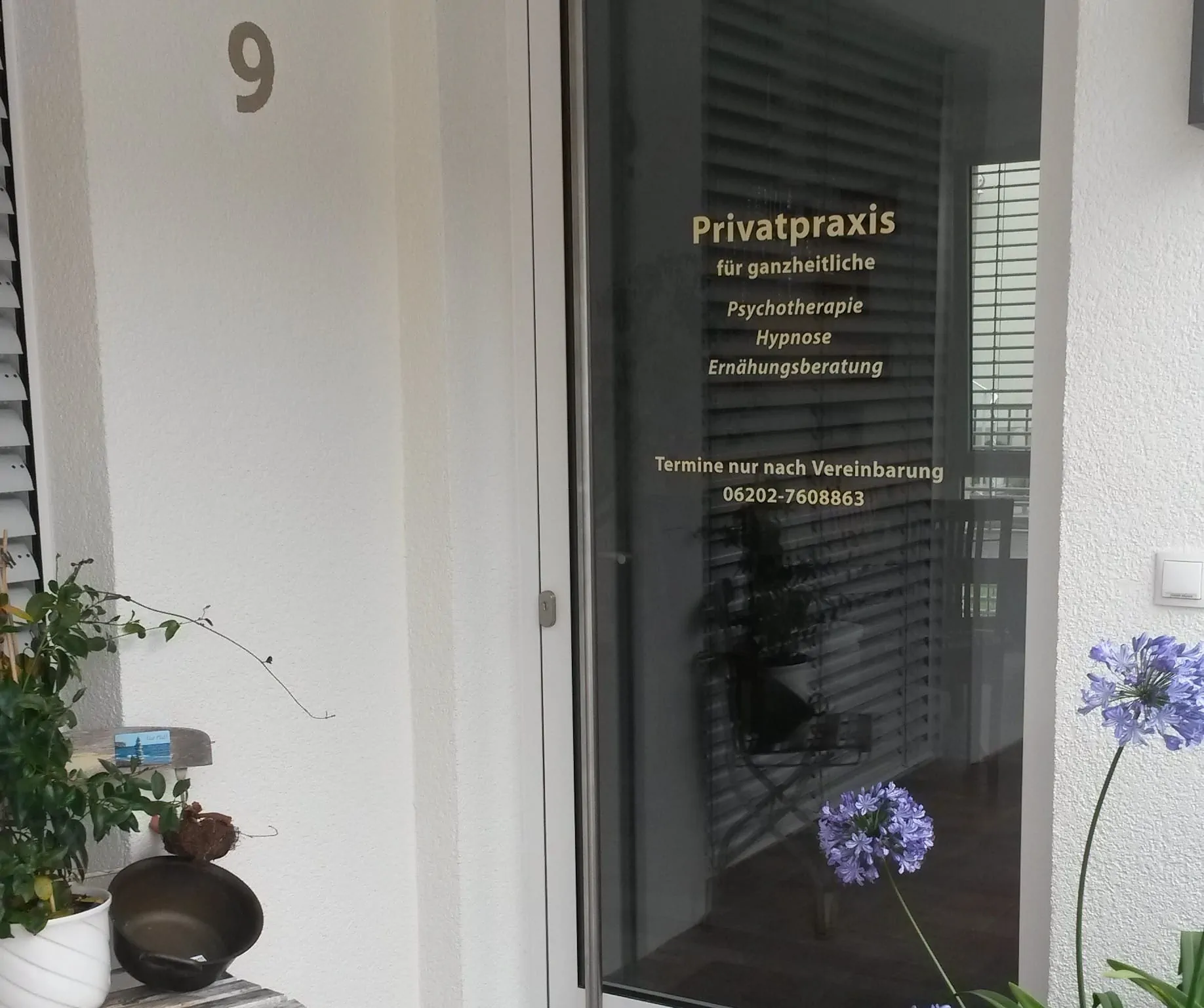 Eingang zur Praxis
